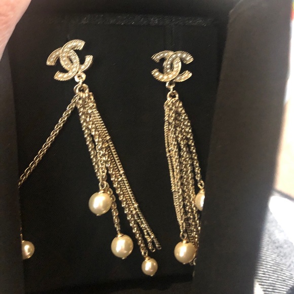 Chanel drop earrings - Picture 2 of 5